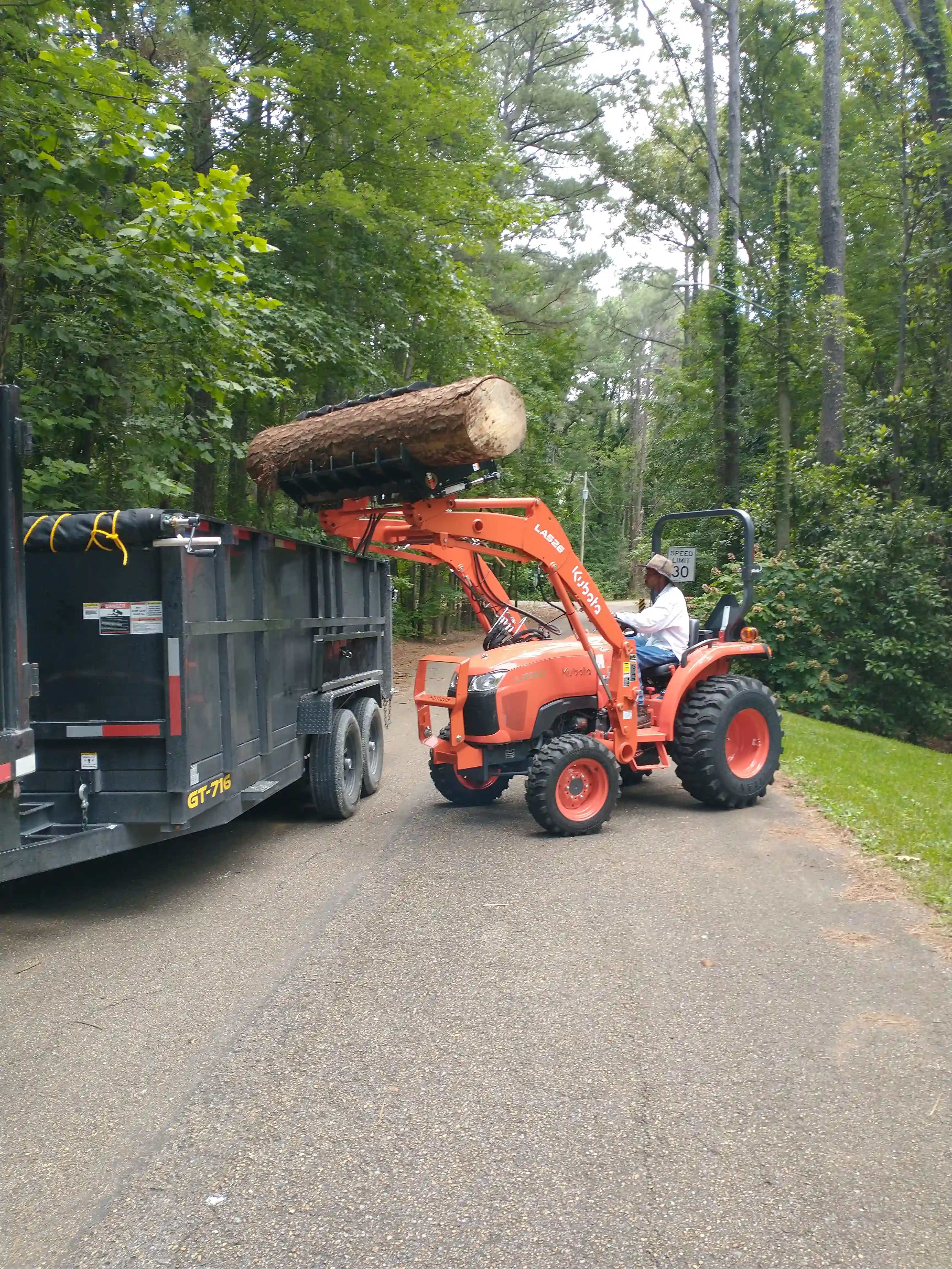 Hauling Large Rounds